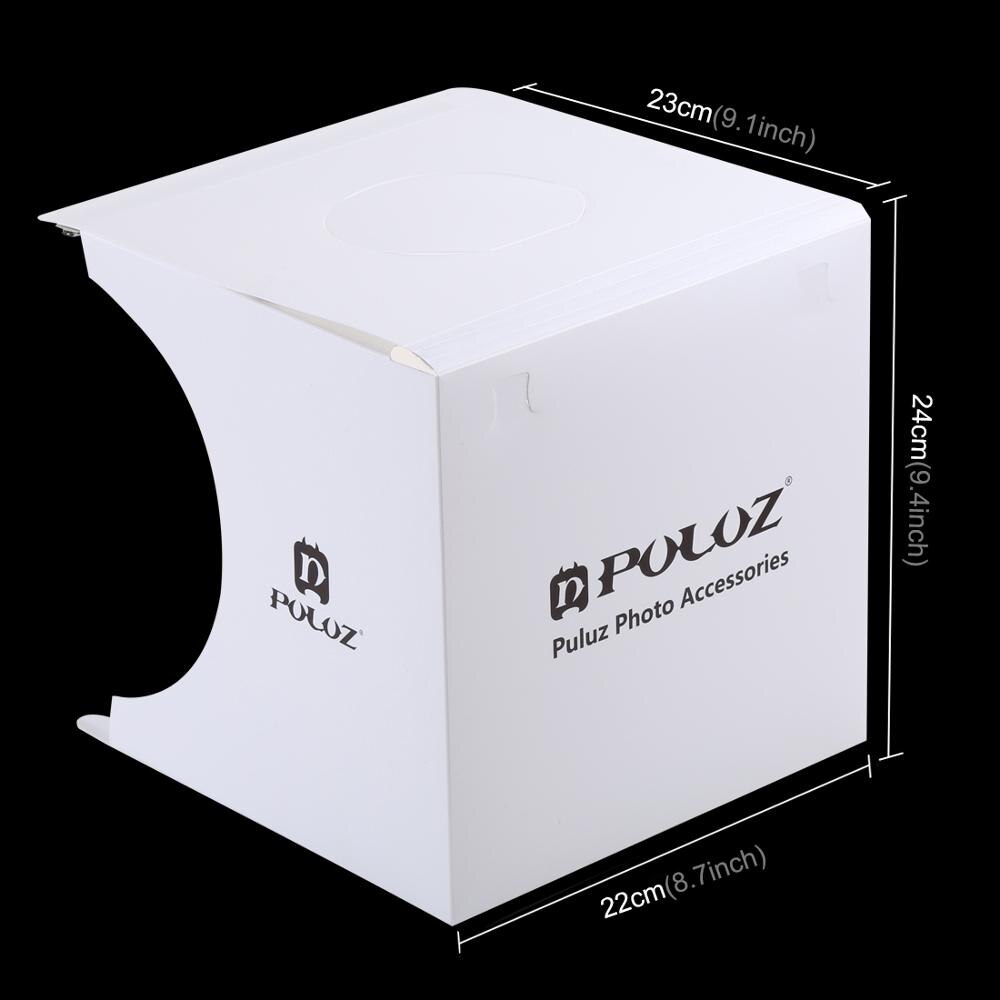 Mini caisson lumineux pliable appareil Photo Studio caisson Photo caisson lumineux photographie kit tente eclaire Emart diffus Studio Softbox Lightbox