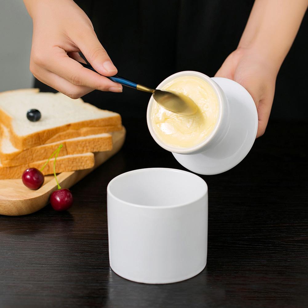 Butter Dish Butter Jar Ceramic Sealed Cheese Storage Butter Keeper Crock Jar For Spices Tank Container Kitchen Storage Bottle