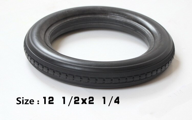 2-Pack 12.5x2.25 Solid Rubber Tires For Electric Scooters