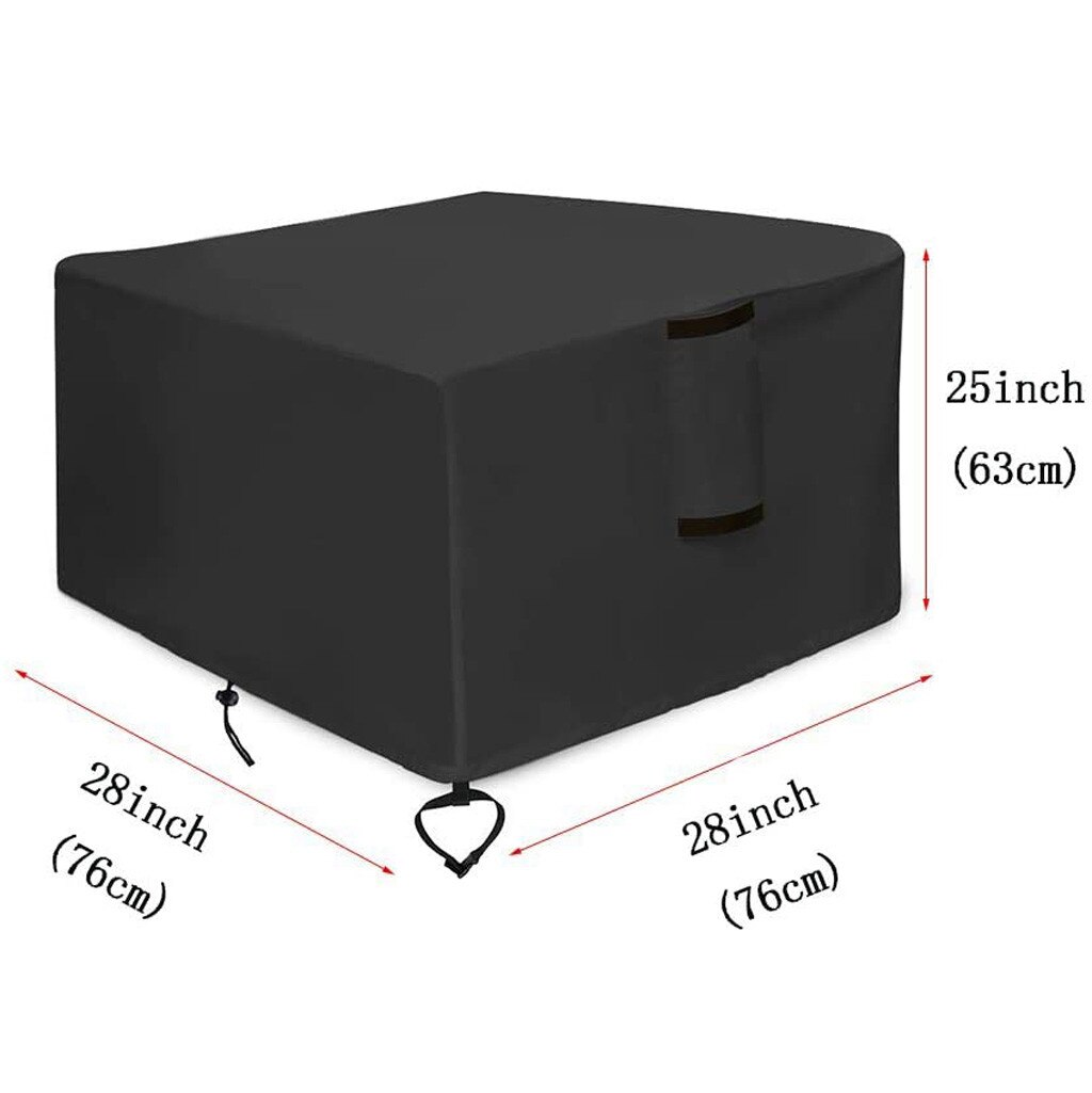 2021tops home decor Gas Fire Cover Square - 30x30x24.5 inch Waterproof Anti-UV Heavy Duty for Patio товары для дома