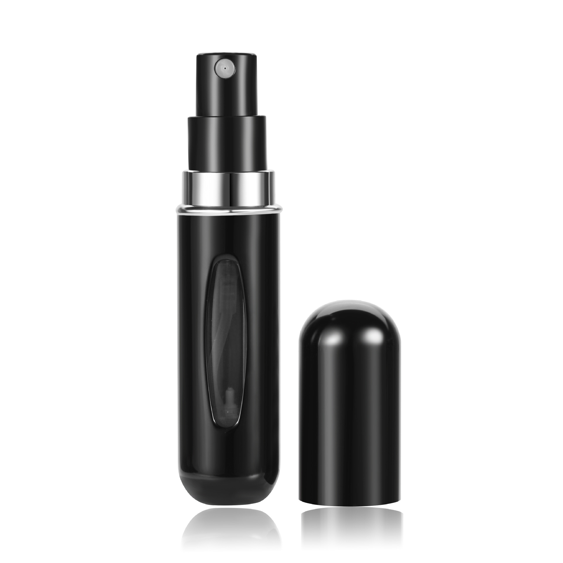 5ml Parfum Navulfles Draagbare Mini Hervulbare Spuitpot Geurpomp Lege Cosmetische Containers Verstuiver voor Reizen Tool: Donker Kaki
