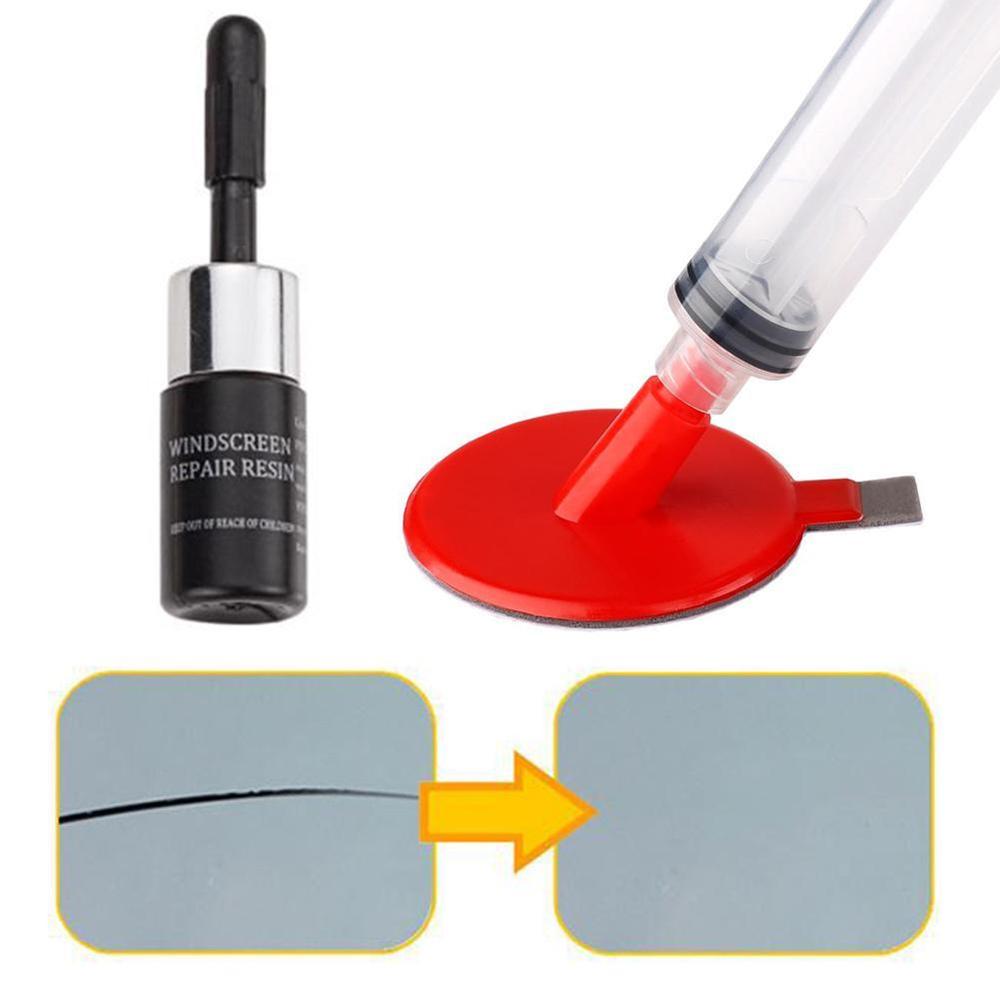 DIY Repair Kit Tools Auto Car Glass Windscreen Windshield Stickers For Chip Bullseye Protective Repair Decorative Crack Set M2R5