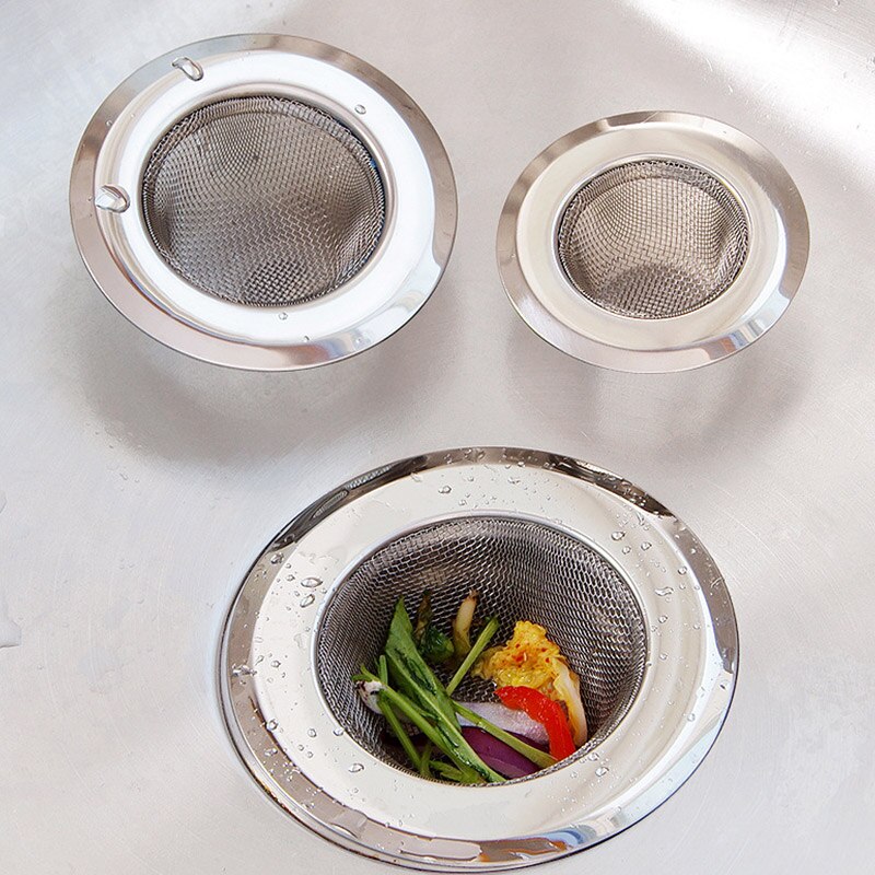 Rvs Spoelbak Zeef Keuken Riool Preventie Van Verstopping Afvoerputje Badkamer Zeef Puin Cleaner Voedsel Afval