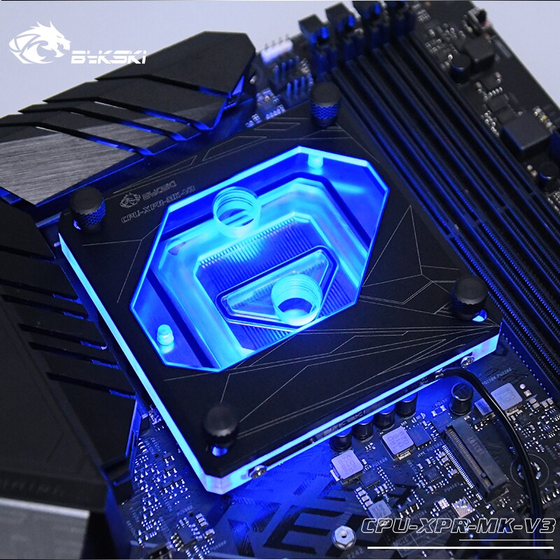 Bykski RGB Led CPU Water Cooling Block for Intel 115x 1200 CPU-XPR-MK-V3