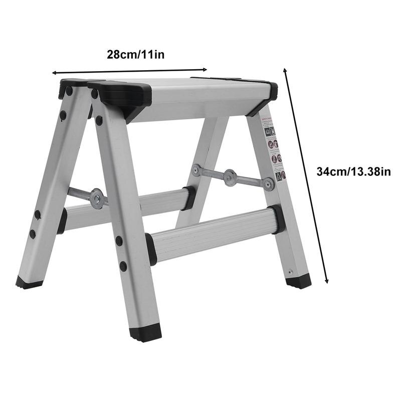 Fishing Stool Aluminum Alloy Folding Stool Photography Ladder Fishing Stool Multi-Purpose Stepladder Stool For Home Outdoor