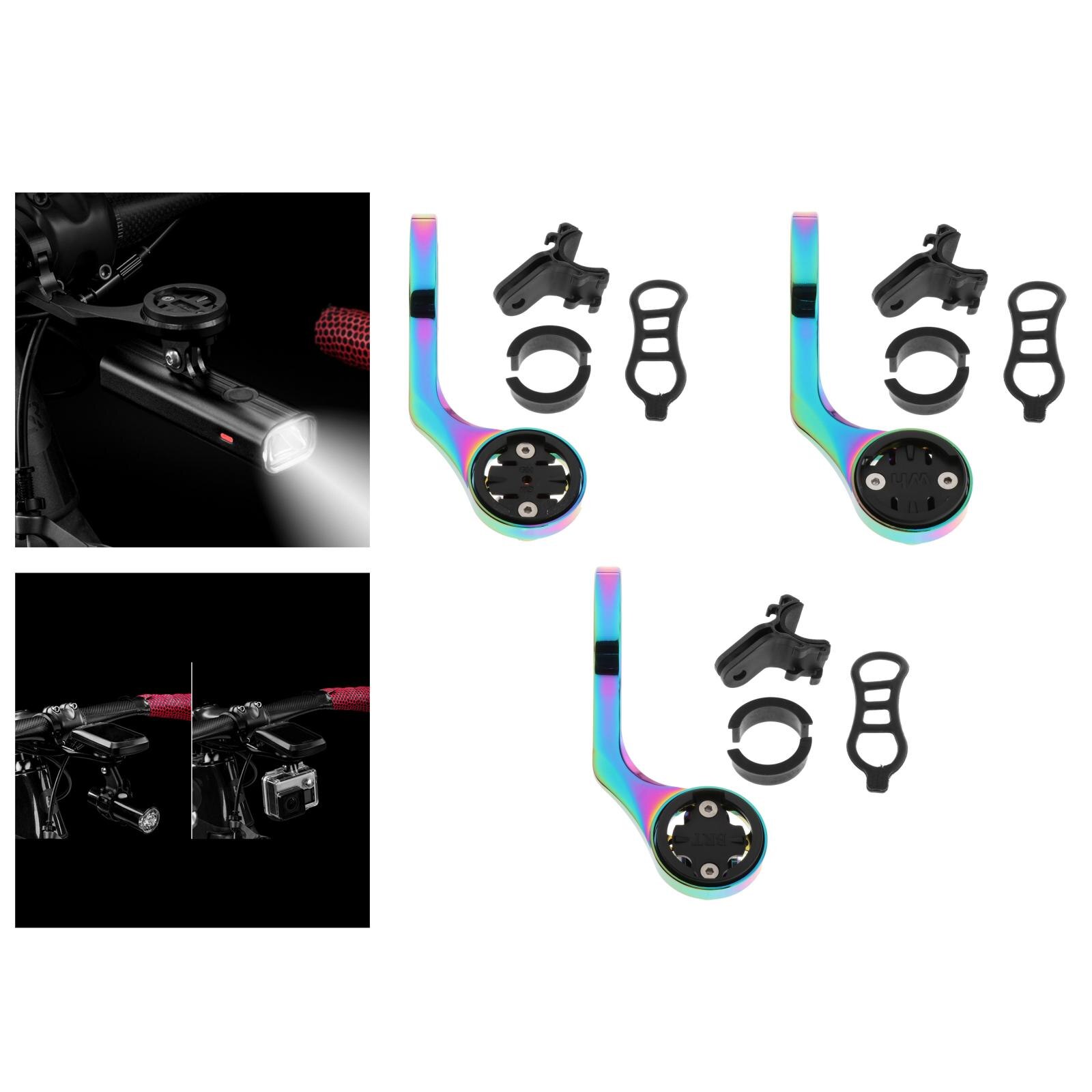 Bike Computer Mount Extended Mount Lightweight Durable Phone Integrated Handlebar Stem for Garmin for Wahoo Series