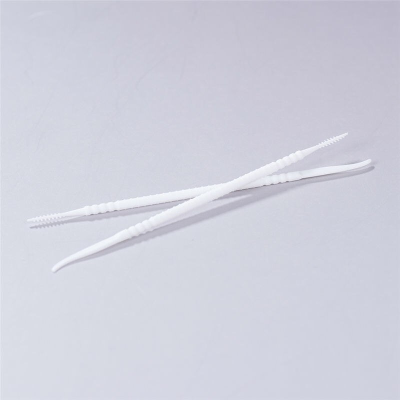 FAWN MUM Portable Toothpicks 300pcs Soft Plastic Massage The Gums Soft Dental Interdental Cleaning Brushes Oral Care Toothpick