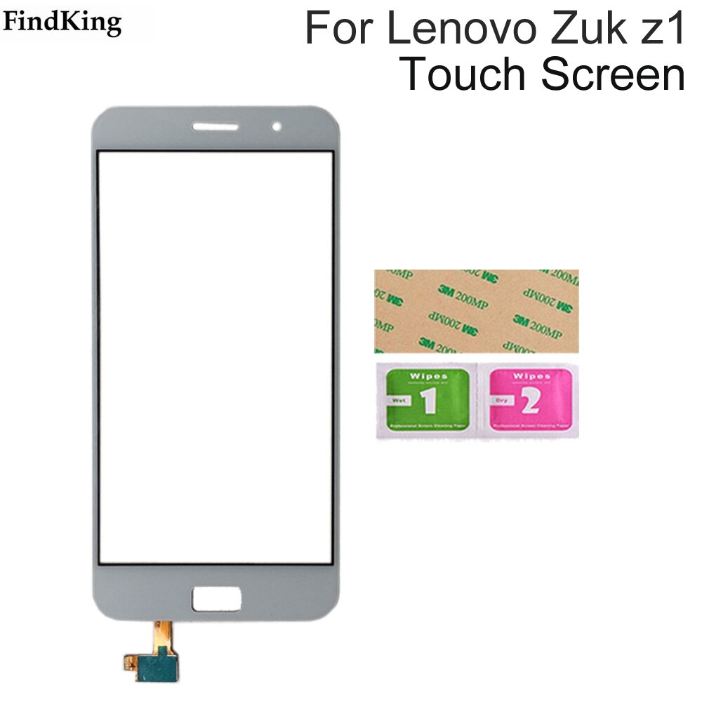Touch Screen For Lenovo ZUK Z1 Z1221 Touch Screen Front Glass Digitizer Panel Sensor Mobile Phone Tools Adhesive