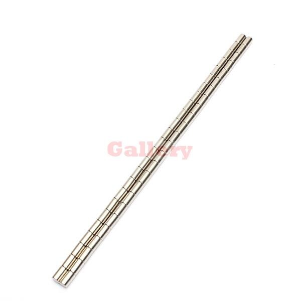 100 piezas N50 fuerte imanes de neodimio disco 6x10mm