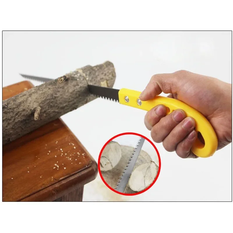 Garden Mini Saw Woodworking Wallboard Handsaw Tree Branch Pruning Hand Saw Trimming Fast Fine Tooth Handsaw Outdoor Pruning Tool