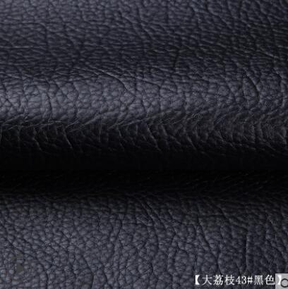 135x50cm PU lederen zelfklevende fix subsidies simulatie skin back sinds de kleverige rubber patch lederen sofa stoffen: black