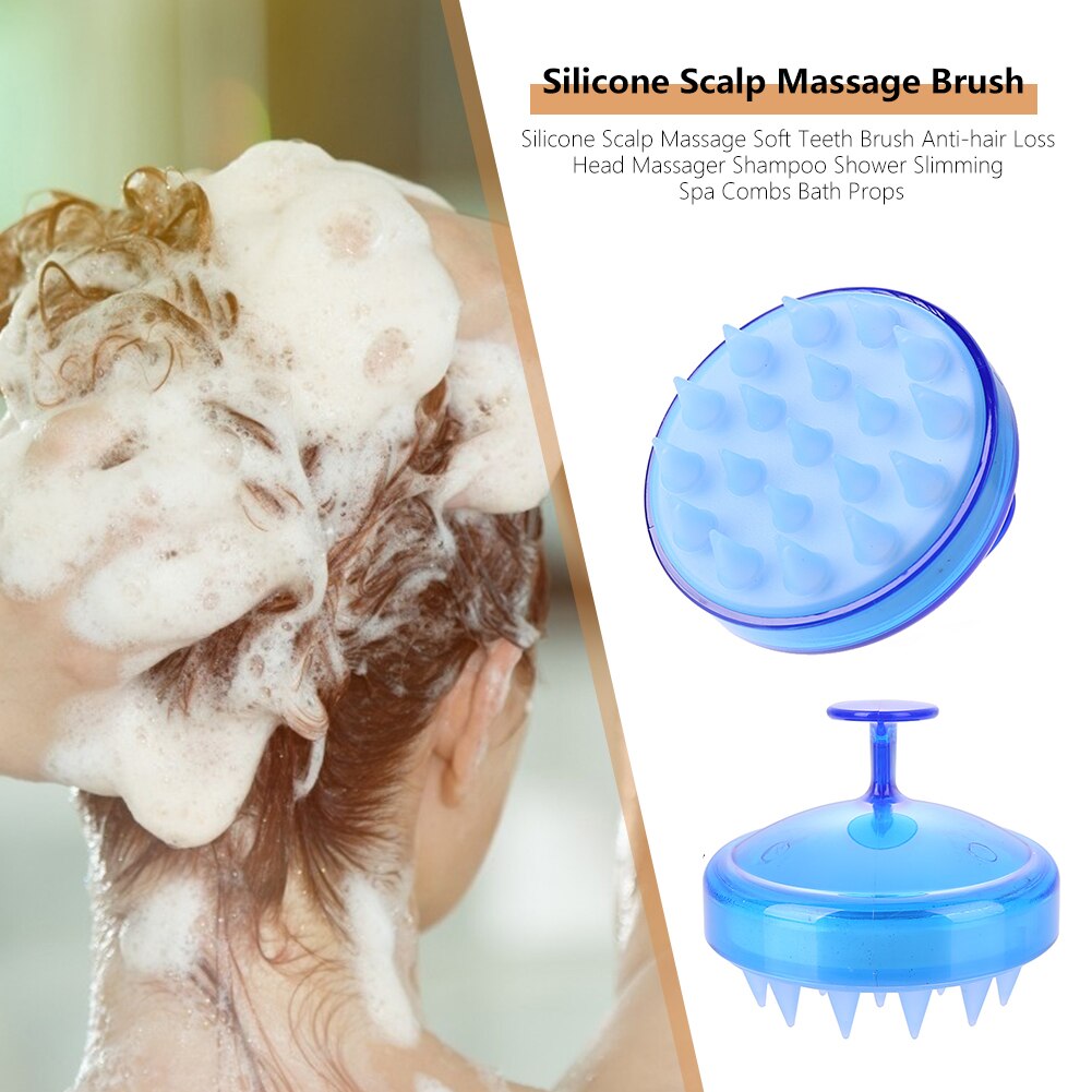 Baby Siliconen Shampoo Borstel Hoofdhuid Massage Borstel Shampoo Haar Wassen Kam Douche Borstel Bad Spa Kids Wassen Haar Tool