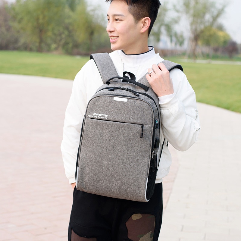 Mode Mannen Rugzak Canvas Grote Capaciteit Rugzak Schooltas Voor Tiener Jongens Opladen Travel Knapzak Mochilas Mannelijke Bagpack