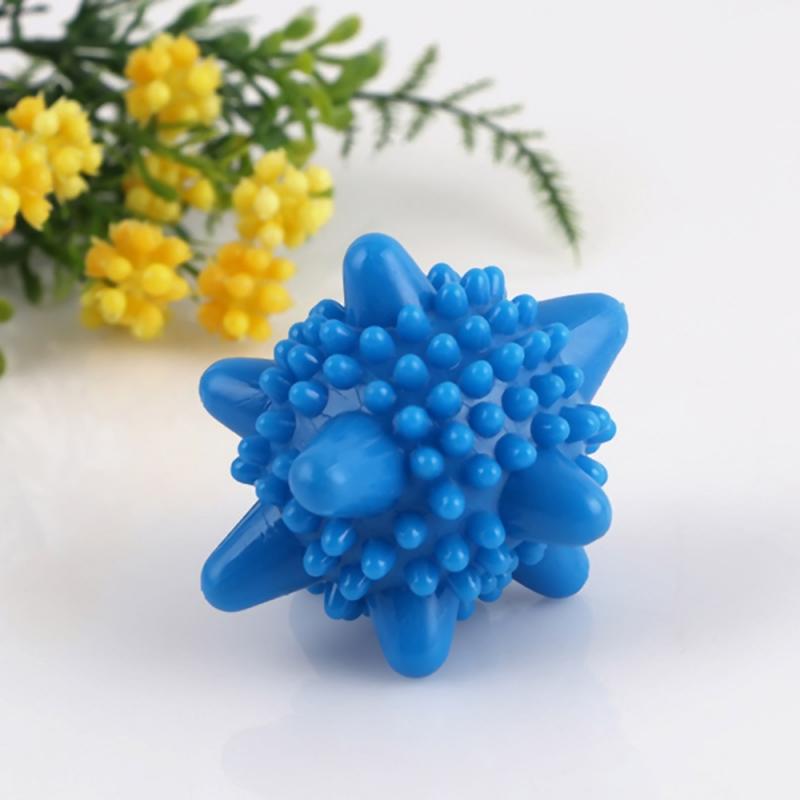 Boule de lavage magique en forme d'étoile de mer, 1 pièce, boule de nettoyage solide pour Machine à laver et vêtements
