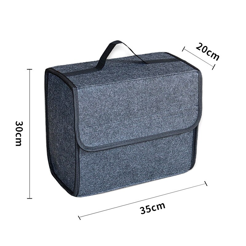 Portable Foldable Car Trunk Organizer Felt Cloth Storage Box Case Auto Interior Stowing Tidying Container Bags Backseat