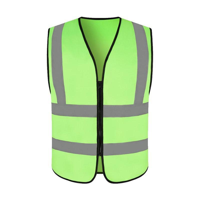 Reflecterend fietsvest ademend verkeer nacht werk beveiliging hardlopen reflecterend veiligheidsvest buiten waarschuwing reflecterend vest: G