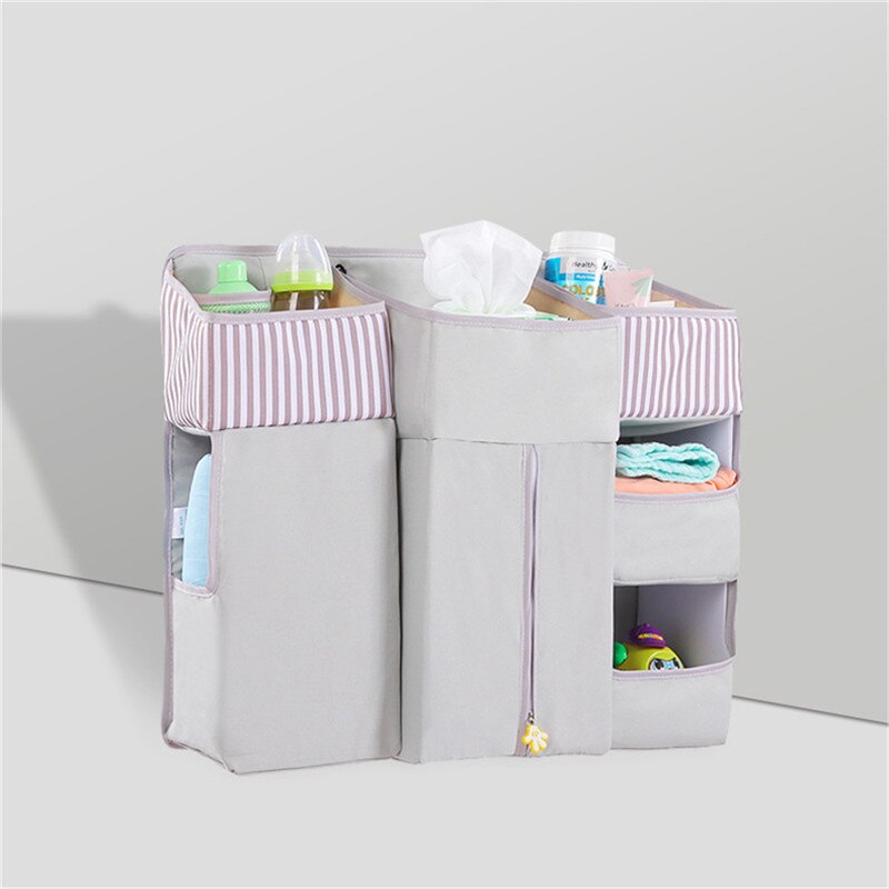 Crib Organizer For Baby Crib Hanging Storage Bag Baby Clothing Organizer For Essentials Bedding Diaper Nappy Bag