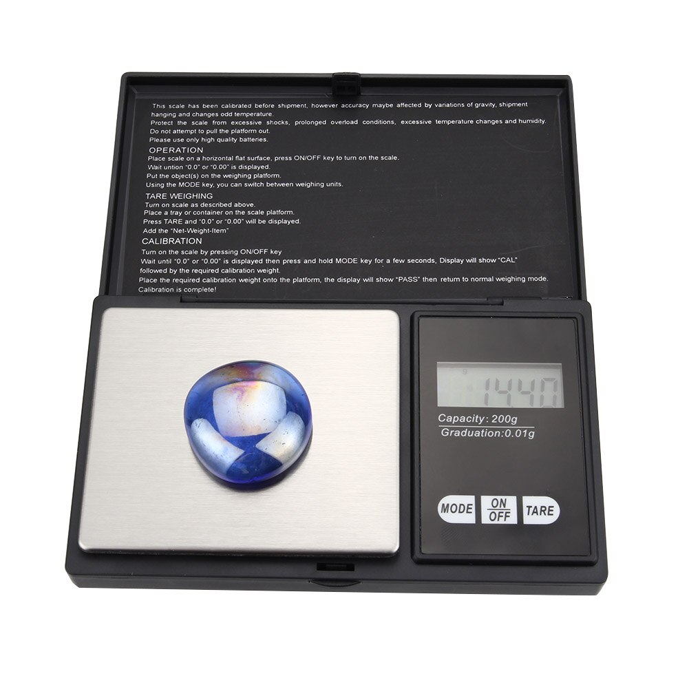 High Digital Pocket Scale 200 x 0.01g Fine Balance Digital Scale Coin Weighing Scales for Jewelry LG66