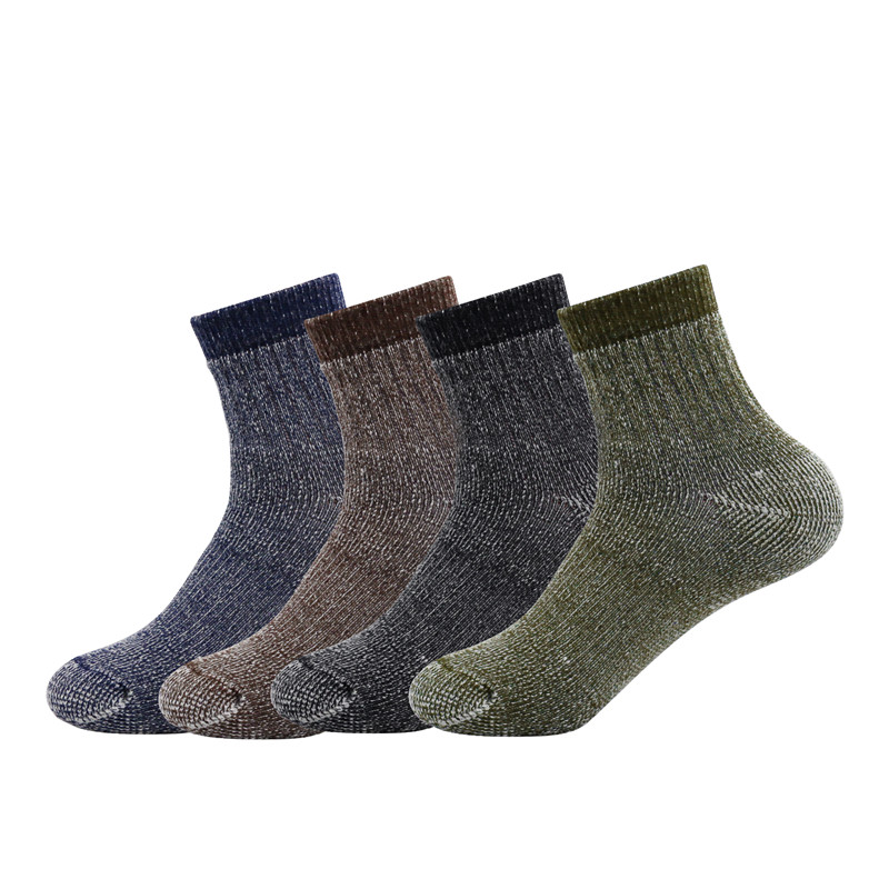 Vihir Gemischt Farbe Merino Wolle Winter Knöchel draussen Sport Socken für Skifahren Wandern Radfahren Camping socken: Ursprünglich Titel