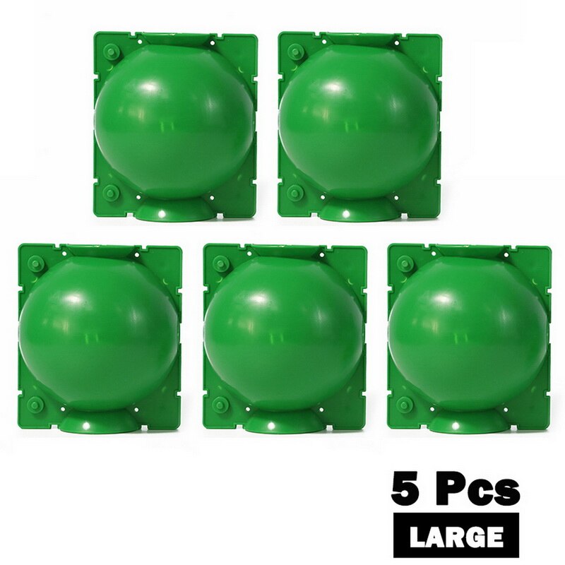 3/5/10pcs Plant Rooting Device High Pressure Propagation Ball High Pressure Box Grafting Breed Plant Rooting Ball Root Grow: Green large five