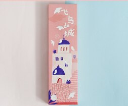 Marcapáginas de papel con de Ciudad de las aves, 30 Uds./1 lote, marcapáginas para libros/compartir/Marcadores de libro/Pestaña para libros/papelería: FeiNiaoDeCheng