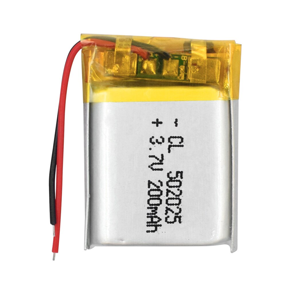 1/2/4 Uds chino 502025 3,7 v batería de iones de litio de 200 mah Li batería de polímero para portátil MP3 MP4 GPS controladores