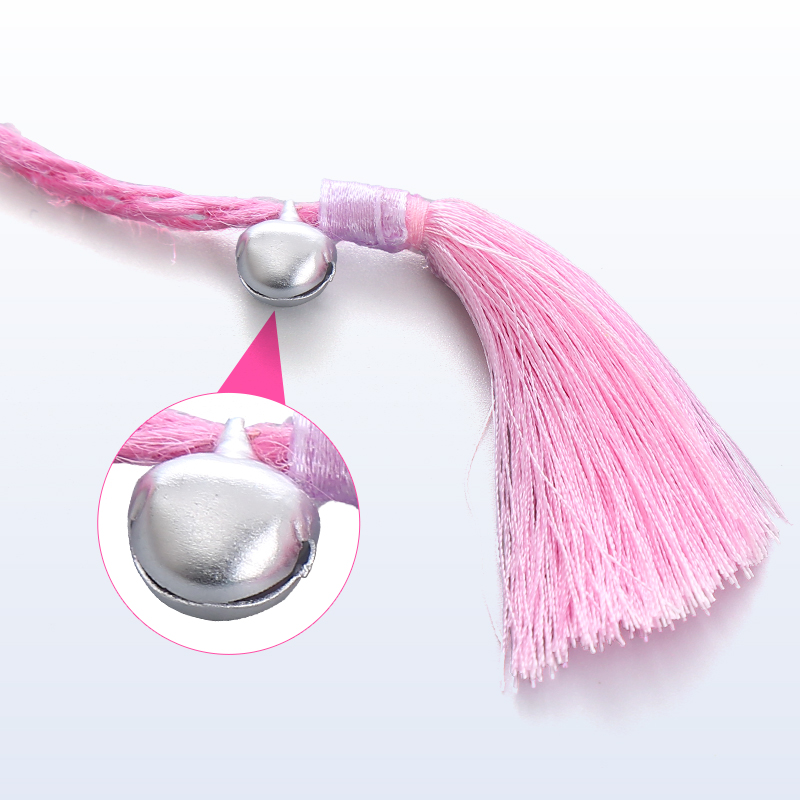 Cipolla dorata colorata che lancia una piccola palla giocattolo per gatti con frangia squisita livello di aspetto super elevato super giocabile