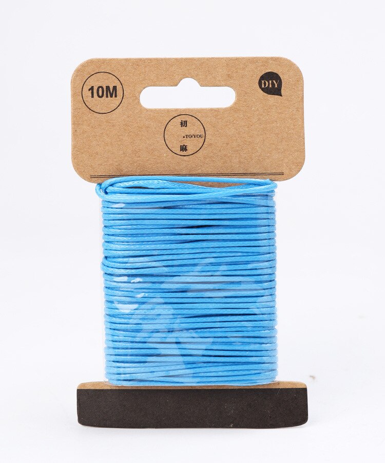 10Meter 1.5Mm Diameter Gewaxt Koord Kralen Draad Voor Diy Macrame Ketting Armband Sieraden Maken String: K