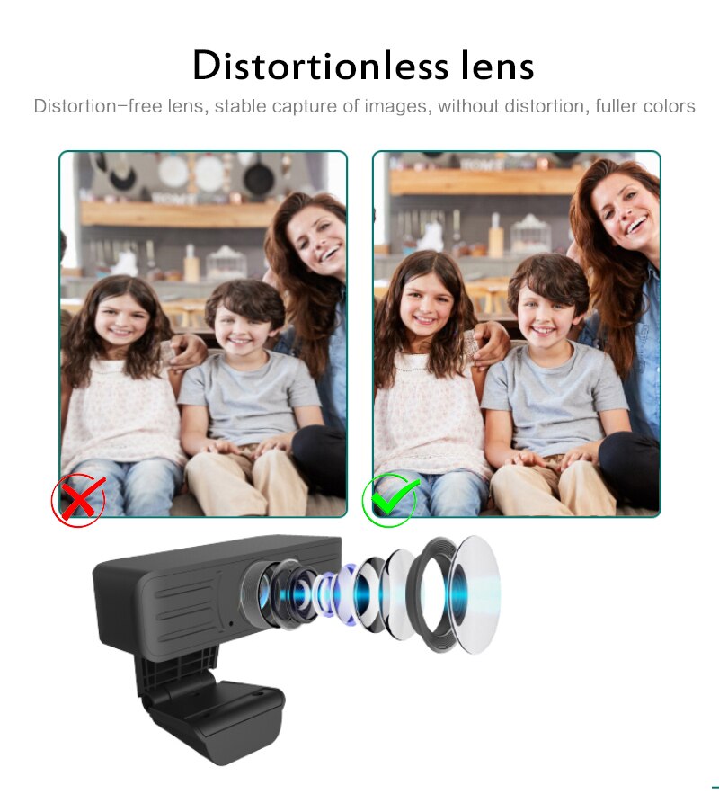 1080P 720p HD Webcam With Mic PC Desktop Web Camera Cam Mini Computer Web Camera Video Recording Work