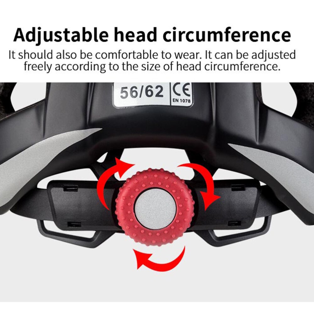 Night Riding Reflective Bike Helmet Outdoor Riding Helmet Safety Helmet