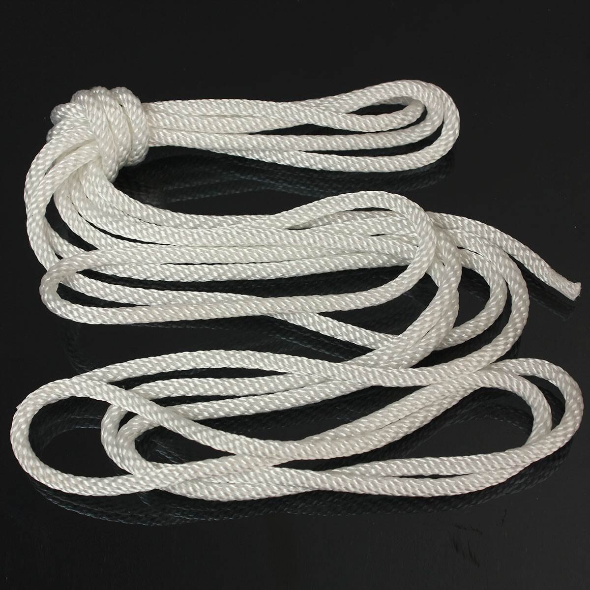 Heavy 4mm x 3m Nylon Pull Starter Recoil Start Cord Rope For Lawnmower