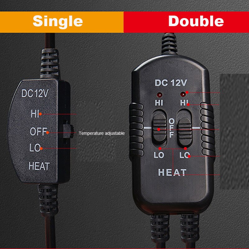 12V auto Riscaldato Cuscino del Sedile auto Riscaldatore Elettrico Dello Scaldino di Inverno pad Cuscini Copertura di Sede auto messa in piega Accessori