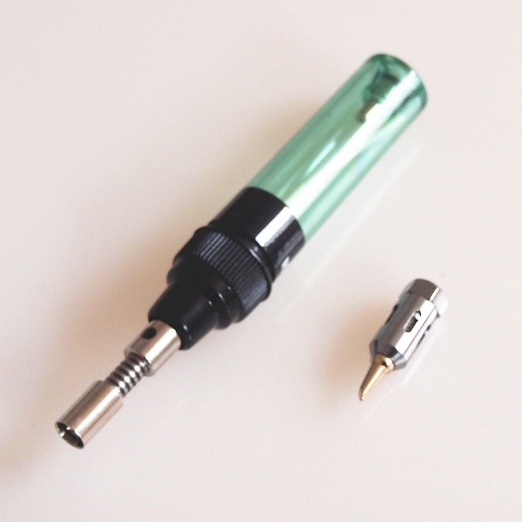 1 stks Soldeerbout Pen Shaped Cordless DIY Butaangas Gun Torch Tip Tool Transparante soldeerbout Gereedschap