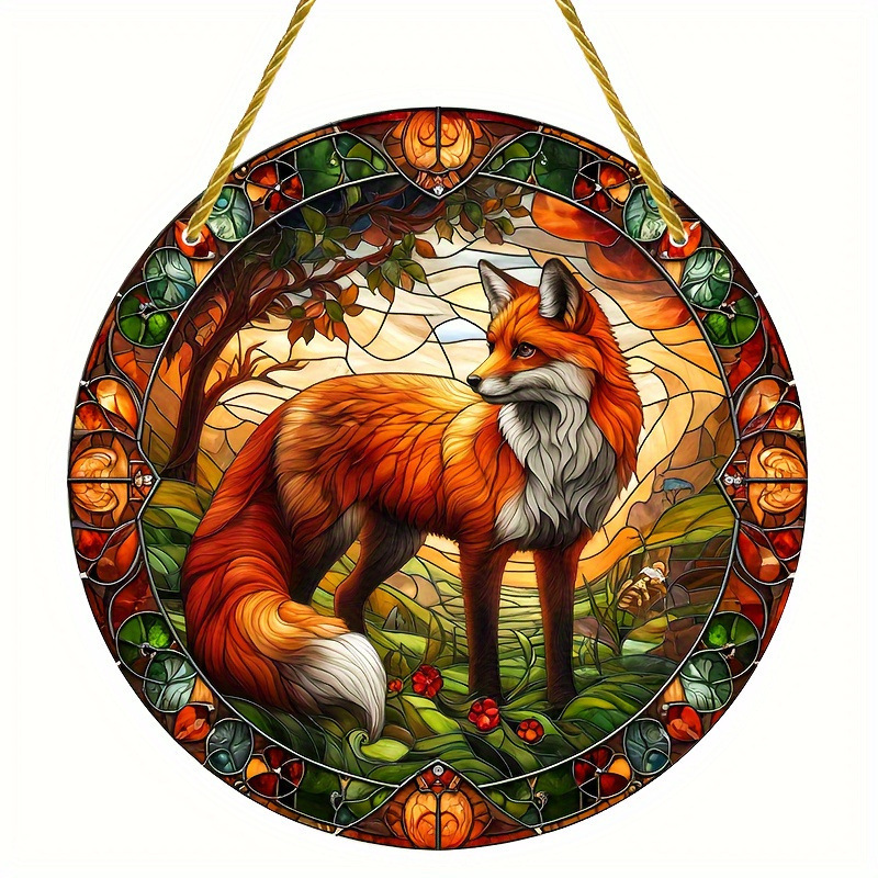 & Diverse Acrylic Sun Catcher Ornaments - For Garden, Courtyard & Unique Home Decor: Olive