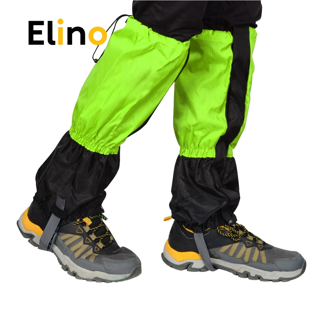 Elino unisex Schnee Stiefel Leggings Gamaschen Wasserdichten Winddicht Bein Wärmer Gamasche Schuhe Abdeckung Überschuhe für Mann Frauen Stiefel