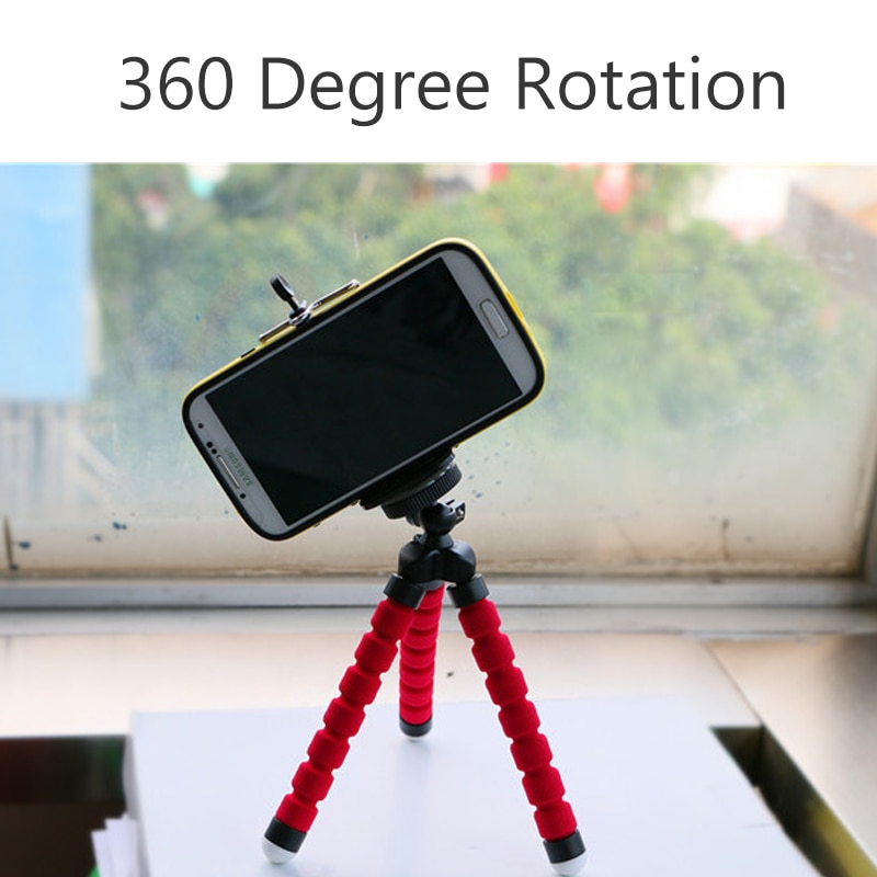 Mini Flexibele Statieven Statief Voor Telefoon Mobiele Camera Houder Smartphone Monopod Pens Stand Octopus Mini Statief Met Telefoon Clip