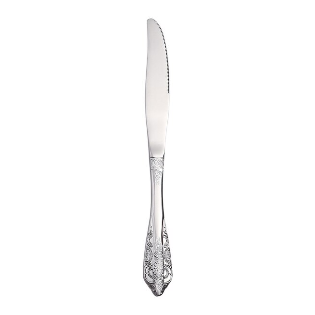 Creativity Retro Western Cutlery Dining Knives Fork Spoon Stainless Steel Cutlery Dinnerware Engrave Relief Luxury Tableware