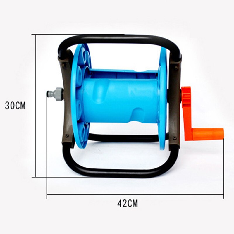 Portable 20M Household Garden Water Hose Reel Cart Pipe Storage Car Washer Pipehose Winding Tool Rack Holder