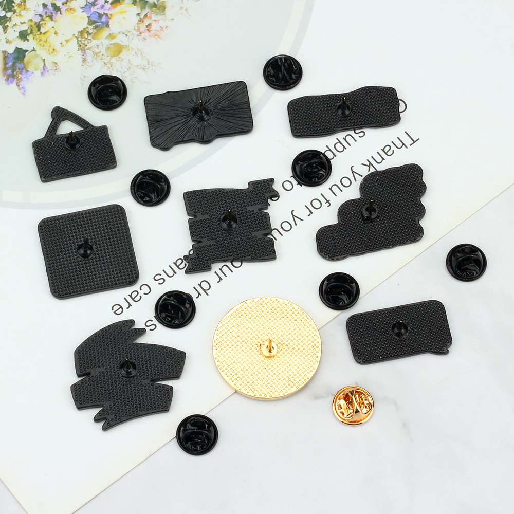 Broches en émail avec citation drôle, broches joyeuses de vie en direct, épingle à revers, lettre de puissance, sac de chemise personnalisé, Badge de motivation, pour amis, bijoux
