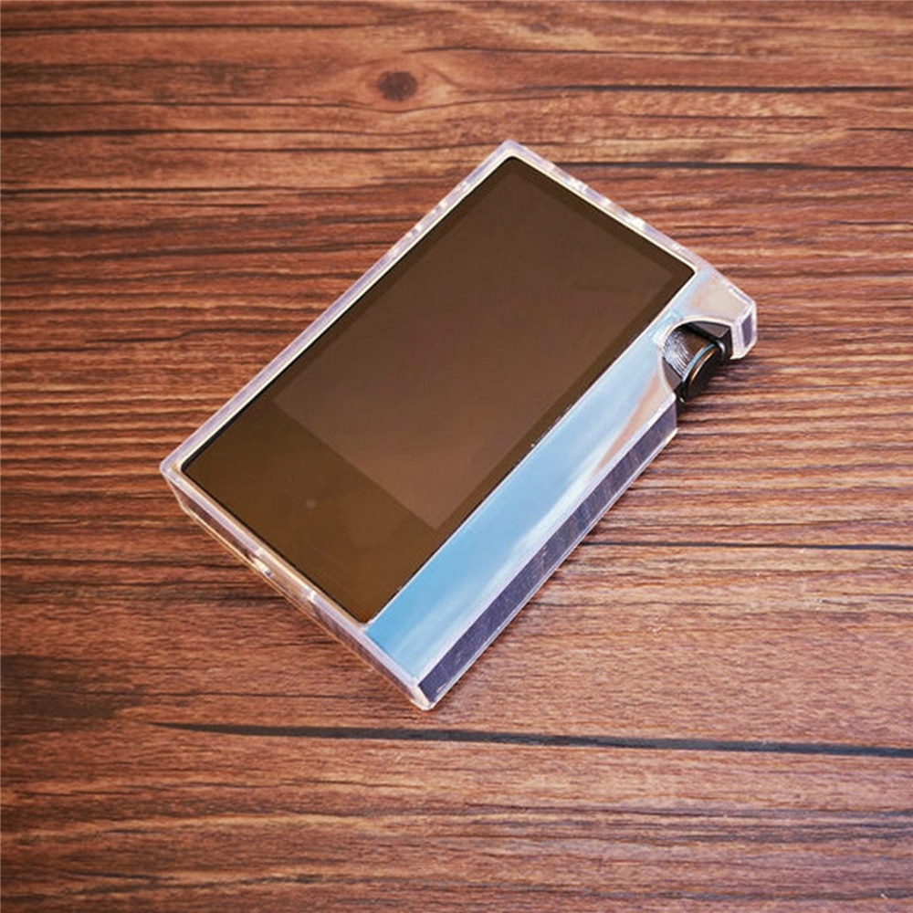 For Iriver Astell&Kern AK70 MKII Protective Cover Soft Crystal Clear Case Skin with Front Rear Tempered Glass Film