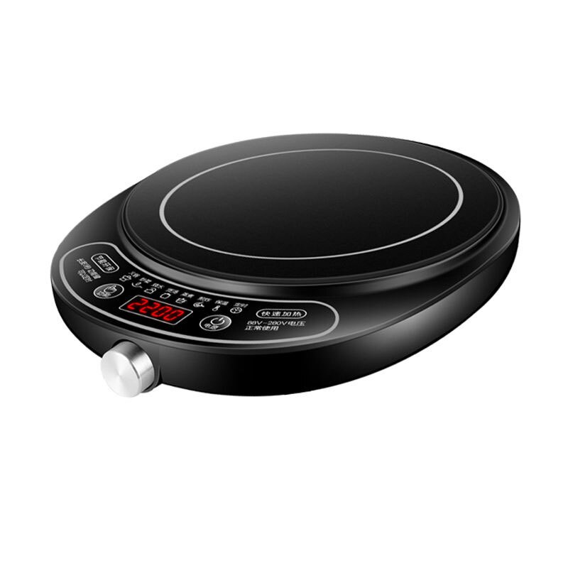 Cocina de Inducción para el hogar, mini botón giratorio pequeño para freír, ahorradora de energía para dormitorio olla de cocina, Caldera de fuego multifuncional