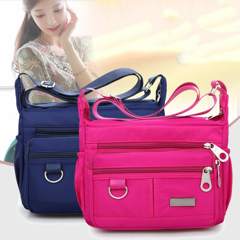 Vrouwen Waterdichte Oxford Messenger Cross Body Tas Schoudertassen Grote Capaciteit