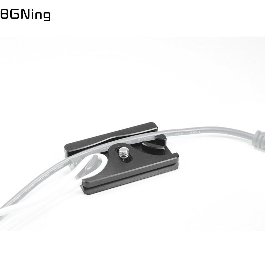BGNing SLR Camera Tether Tools Cable Block Quick Release Plate for Tethered Photography Camera Cable Fixed Lock Port Protector