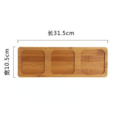 Ceramic seasoning pot set kitchen household salt shaker seasoning box seasoning bottle seasoning sugar MSG seasoning pot: Tray-2