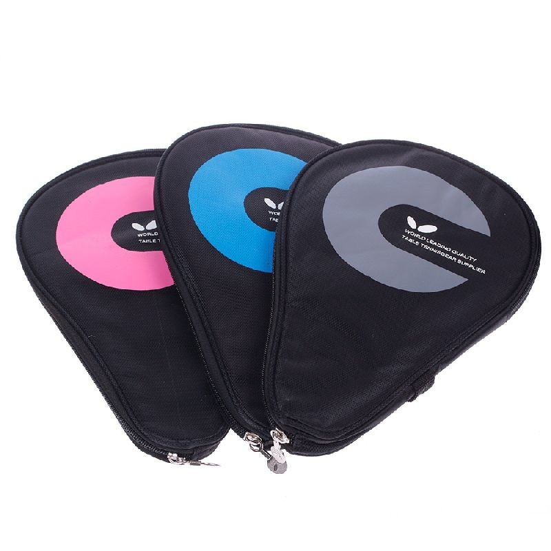 Waterdicht Tafeltennis Racket Case Tas Voor 2 Ping Pong Paddle Bat & Drie Ballen