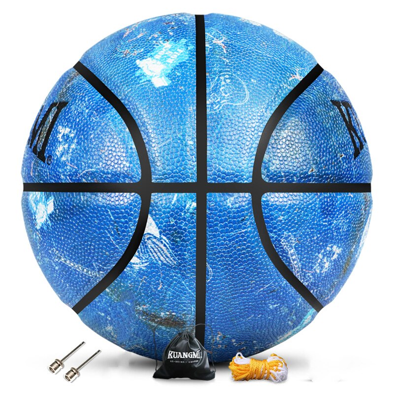 N. 7 street personalità fantasia heavy metal basket basket PU pelle outdoor indoor competizione allenamento pallacanestro: D
