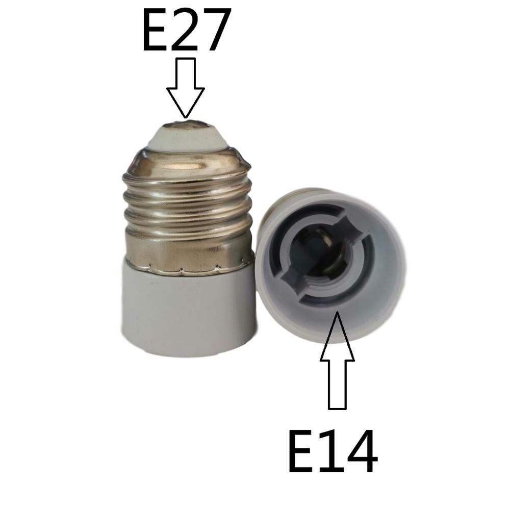 E27 to g9 mr16 e27 b22 e17 e14 lampeholderkonverter 110v 220v adapter til basestik til led-lampe majspære: E27 to e14