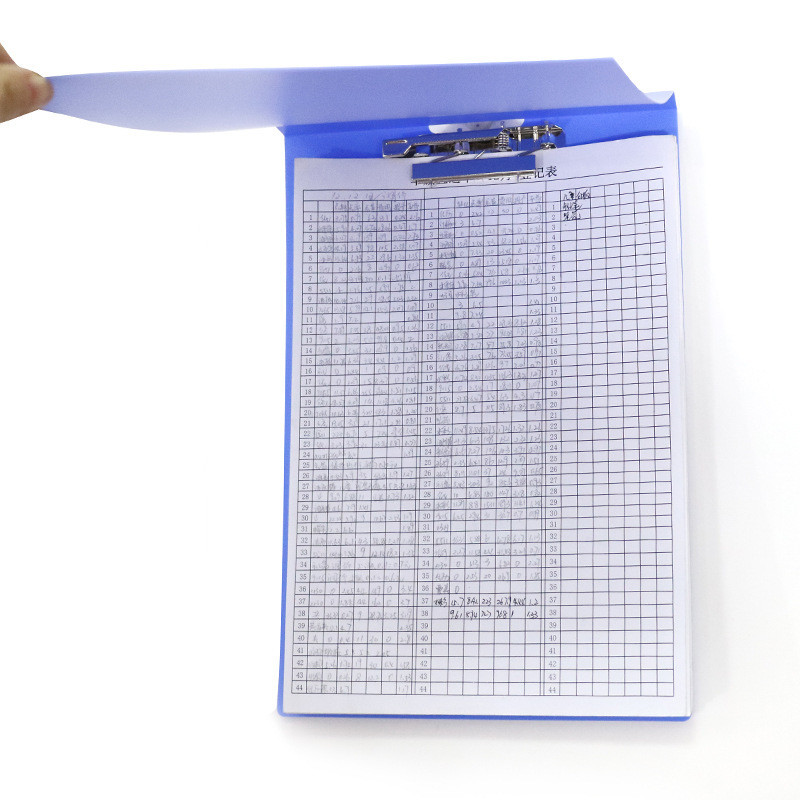 Hangable Wall Clipboard Horizontal A4 Folder Storage Writing Pad Finishing Storage Board Clamp File Book Clip Office Stationery