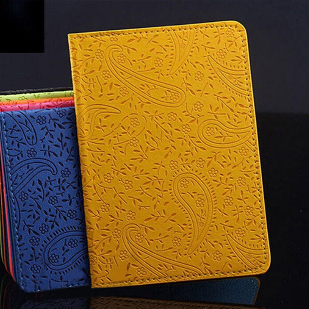 1pc lavendel sedelhållare fodral läder id-kort resebiljettpåse paket passfodral passfodral 10cm*14cm