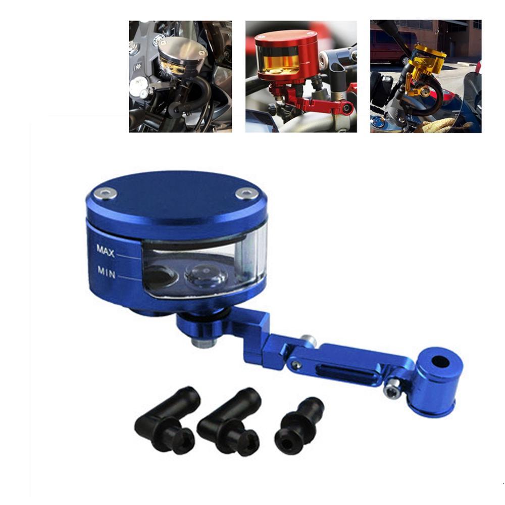 Universele Motorfiets Rem Koppeling Tank Cilinder Fluid Olie Reservoir Cup Voor Honda Yamaha Ducati Suzuki Kawasaki: Blue